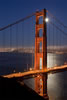 North tower and moon, San Francisco (#52D7868)