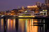 Ghirardelli Square, dusk, San Francisco (#5D2816)